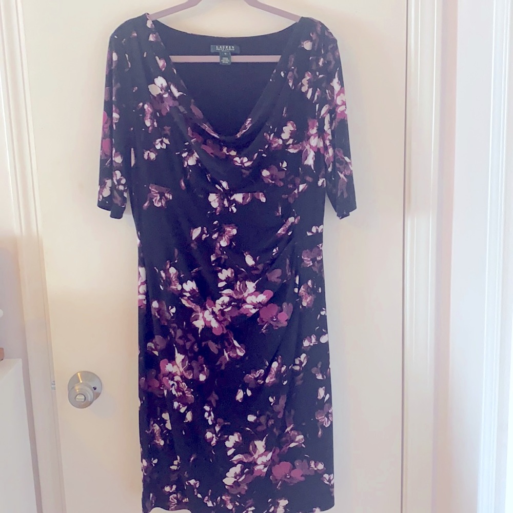 Lauren Ralph Lauren Size 16 Floral Dress